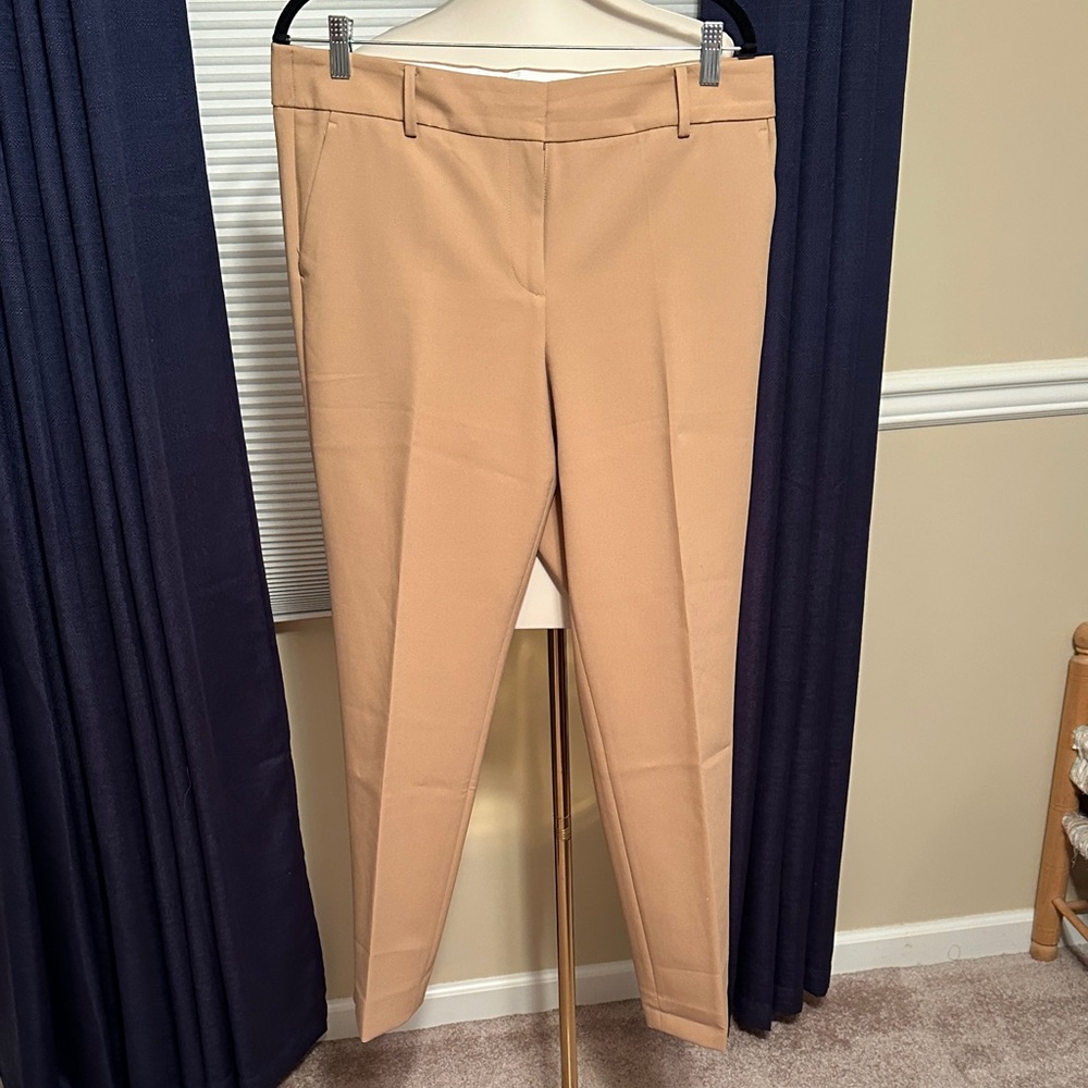 Talbots Women's Cropped Tan Pants